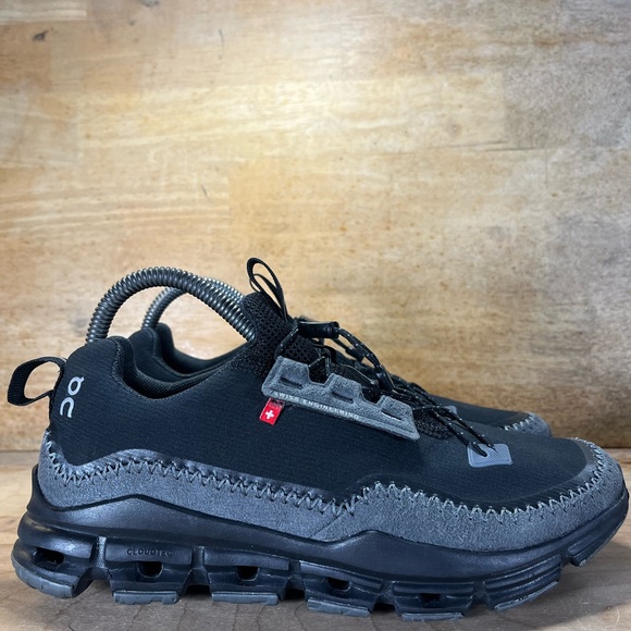 On Running Shoes - On CloudAway REFLECTIVE Womens Size 8 Running Shoes Sneakers Black Gray